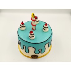 Cartoon Cake kék (rajzfilm torta)