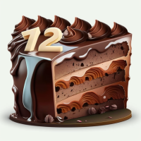 12 szeletes torták